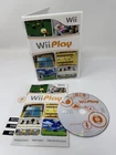 Wii Play (Nintendo Wii, 2007) Complete With Manual CIB Complete Clean
