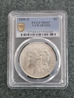 1888-O Morgan Silver Dollar Scarface VAM-1B Early Die State PCGS MS63