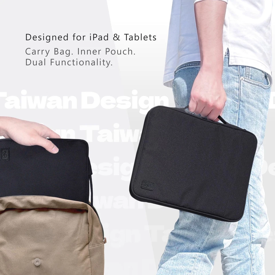 13" Waterproof Slim Carrying Case for MacBook Air Handle Sleeve Bag - Image 3 of 4