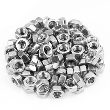 M5 Stainless Steel Hex Nuts 100 PCS 304 18-8 Metric Nuts for Screws Bolts