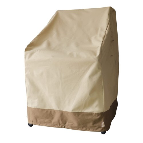Patio Stackable Chairs Cover - Durable and Waterproof Large Outdoor Stacking ...