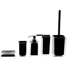 Nameeks RA300 Gedy Bathroom Accessories Set - Black