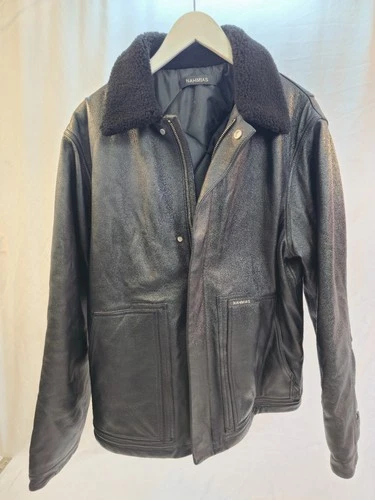 Nahmias Leather Carperent Jacket - M - product listing photo