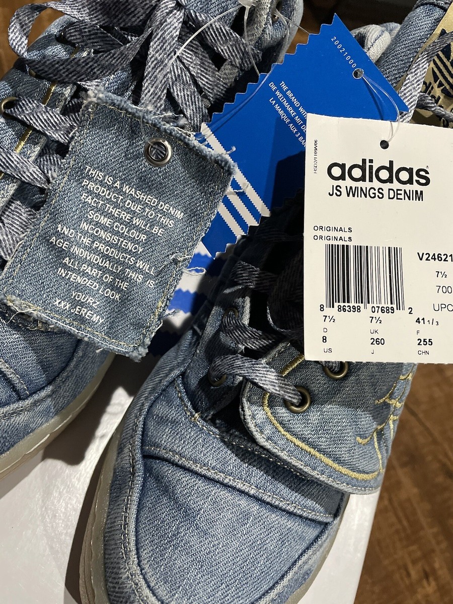 Adidas Originals sneakers Jeremy Scott Wings Denim shoes JS v24621