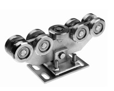 9-rädriger Schiebetorlaufwerk für Schiebetore Laufwagen Laufwerk Rollenlaufwerk