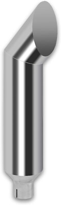 4'' Inlet 8'' Outlet 36'' Long Miter Angle Cut Diesel Smoker Chrome Exhaust Stack