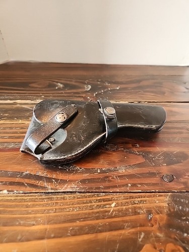 Vintage Leather Brauer Bros. Mfg. Co. St. Louis Mo Pistol Holster H41 Label - Picture 2 of 16