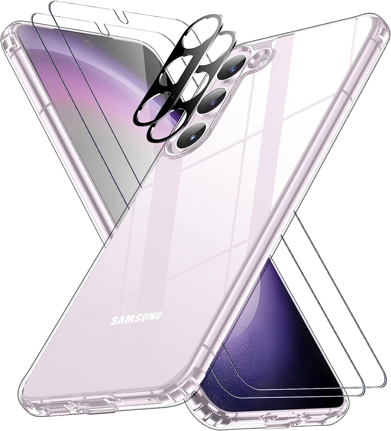 Designed for Samsung Galaxy S23 Case, [10 FT Military Grade Drop Protection] [Cr