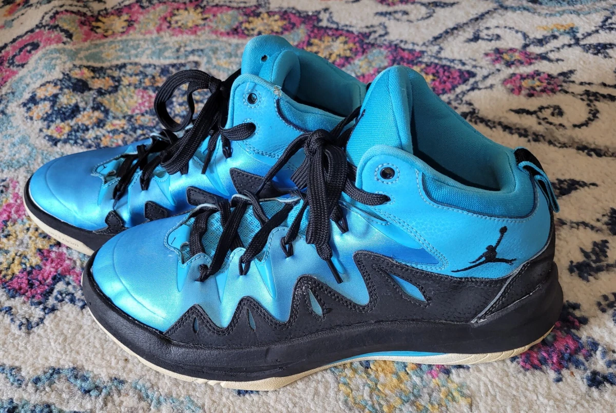 9 Retro JORDANS Nike Zoom Flywire 630612-406 Basketball Shoe Neon Blue  Black FUC | eBay