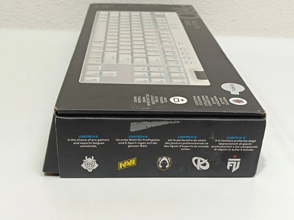 Logitech G PRO X TKL RAPID Gaming-Tastatur RGB, QWERTY UK - Weiß  /B-Ware _1.3_5 - Bild 3 von 4