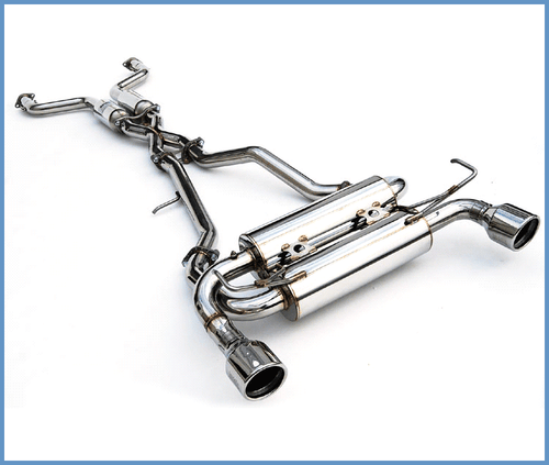 Invidia for 07+ Infiniti G37 Coupe Gemini Rolled Stainless Steel Tip Cat-back