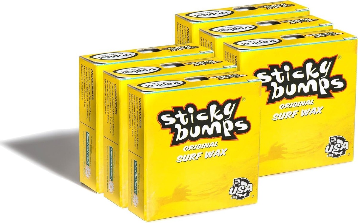 Sticky Bumps Original Tropical Single Bar Surf Wax - For Warmer Water Temperatures