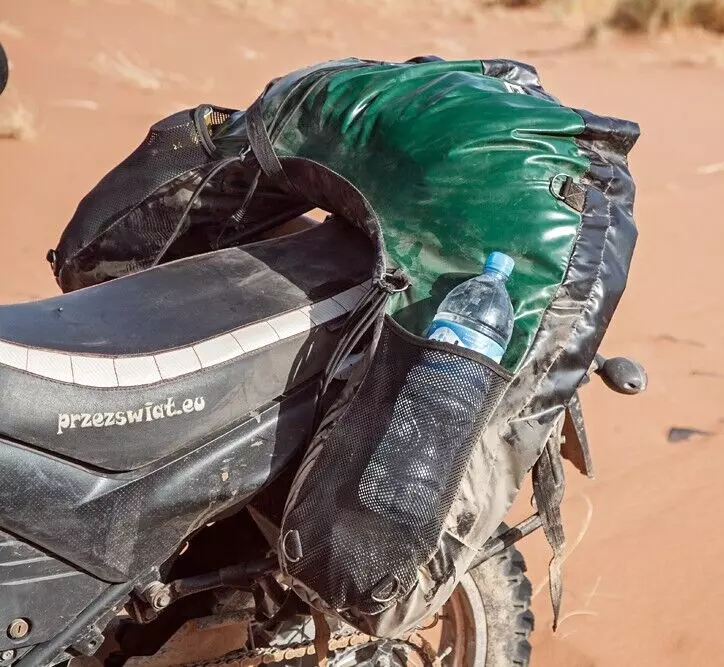 GREEN U SHAPE Adventure Dry Tail Bag Tough Adventure Motorcycle Luggage Pannier