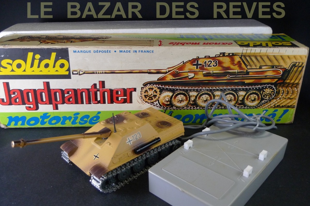 Jouet Solido: Jagdpanther motorisé et télécommandé, dans s