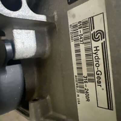 HYDRO-GEAR® 618-0437 INTEGRATED HYDROSTATIC TRANSAX 316-2400R Lawn