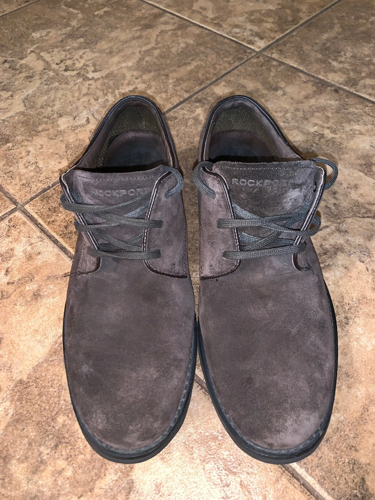 Rockport Casual Shoes Brown Men’s Size 10(M) Adiprene By Adidas Pre Owned EUC