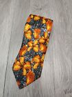 Orange Flowers Made in Italy Givenchy Men's tie 100% silk Tropical