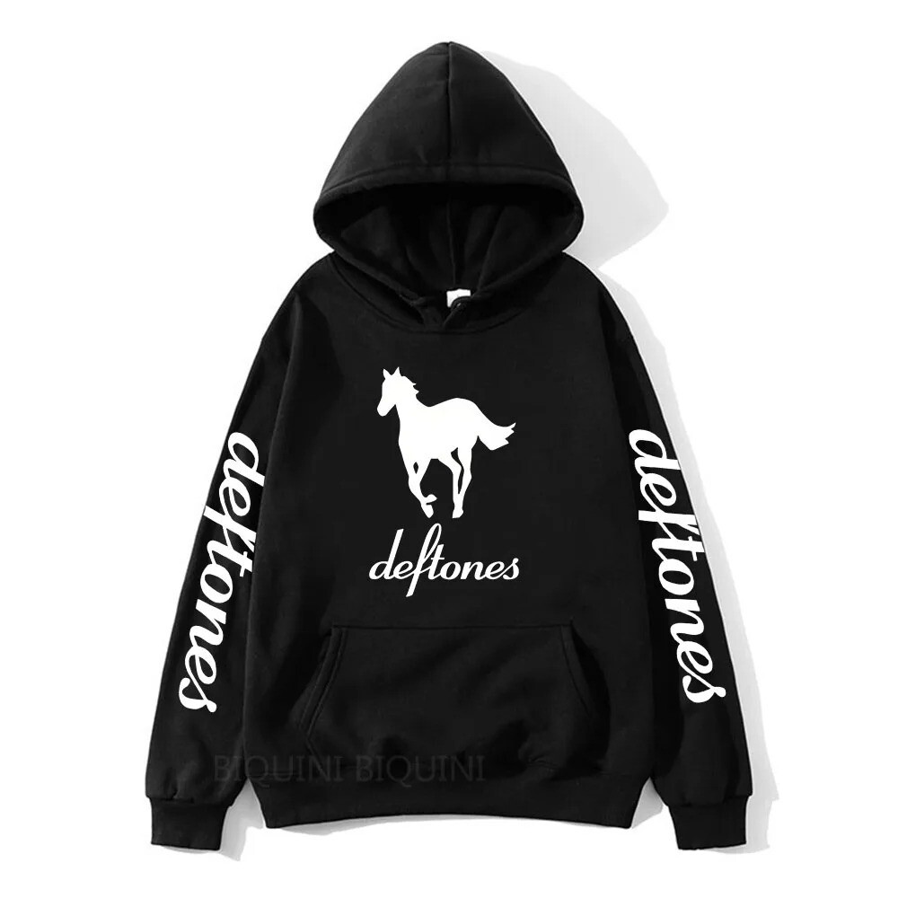 Deftones White Pony Hoodie 90s Hard Rock Band Unisex Sizes M-3XL
