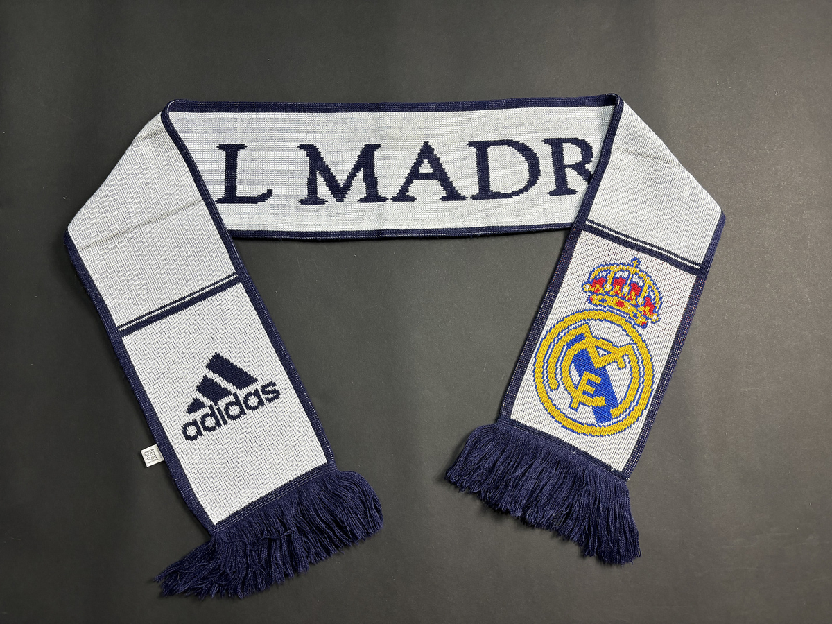 REAL MADRID FAN SCARF 1902-2012 - ADIDAS GOOD CONDITION | eBay