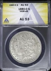1880-O $1 Morgan Silver Dollar ANACS AU 53 | Vam-46