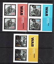 AUSTRALIA 2024 PICTURING WAR SET OF 3 PAIRS WITH TABS EX BOOKLET - L289