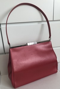 vintage burberry leather shoulder bag