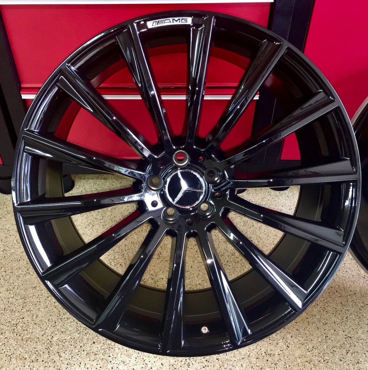 MERCEDES 20 INCH RIMS WHEELS NEW SET4 20/8.5 20/9.5 FIT Sl550 Sl63