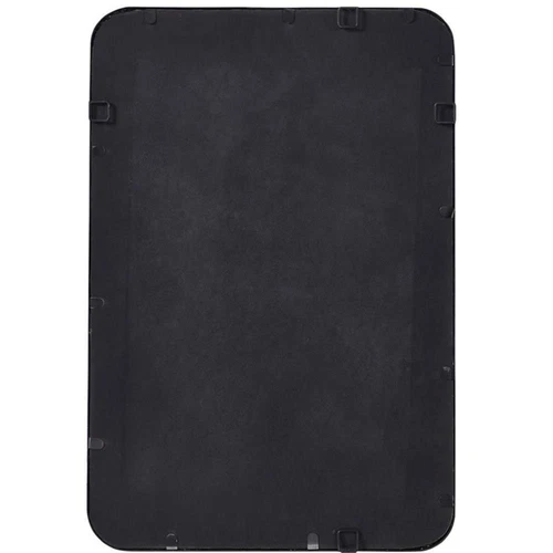 Uttermost Croften Iron and MDF Wood Vanity Mirror in Matte Black - Picture 4 of 9