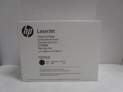 GENUINE HP CE255JC BLACK TONER CARTRIDGE LASERJET P3015 NEW SEALED SHIPS FREE!