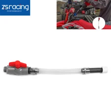 Deluxe Racing Fuel Jug Filler Hose With Shutoff Valve 1PCS