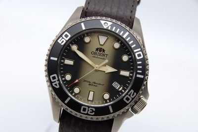 [TOP MINT] ORIENT Sports RN-AC0K05G Limited 43mm Gold Black Date AT Men's Watch