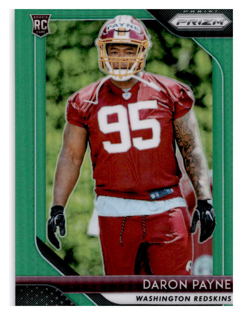 2018 Panini Prizm Prizm Green Daron Payne  245
