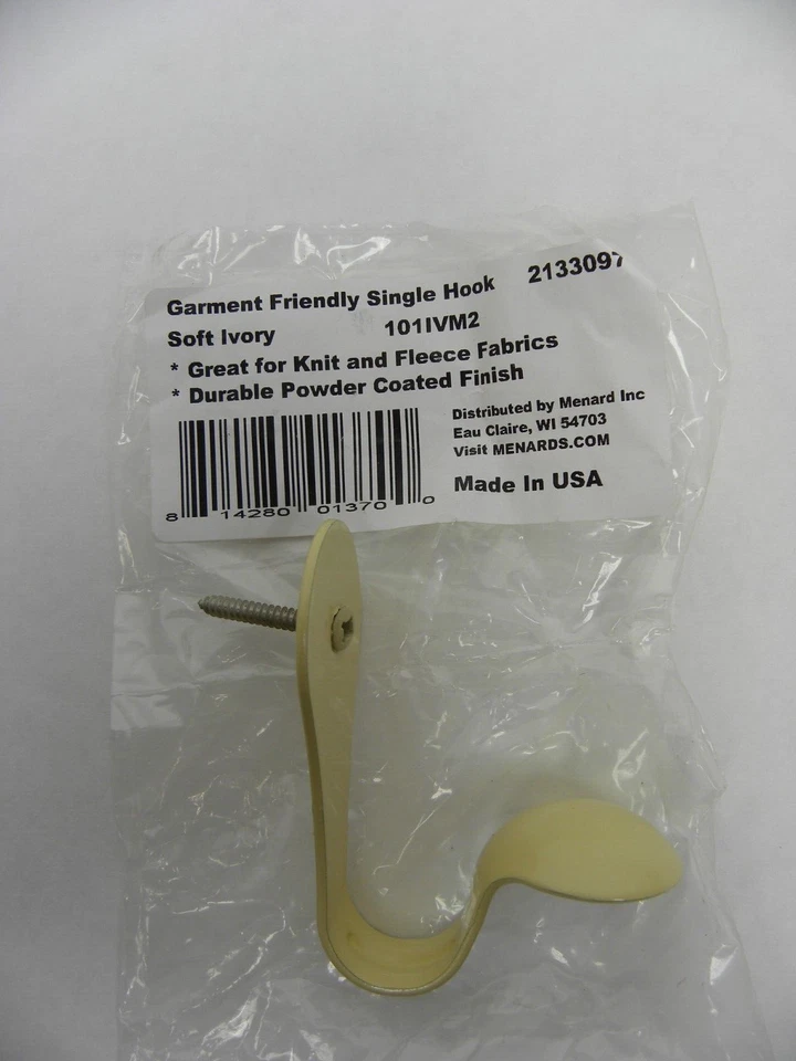 (3) Nuevo SmartHook ColorZ Ganchos para Abrigo Ropa MARFIL SUAVE Superficie Redondeada Foto 2 de 3