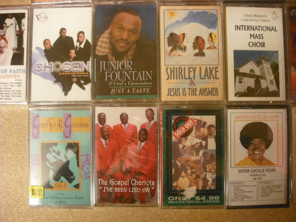 ЧЕРНЫЙ ГОСПЕЛ И ДУХОВНЫЙ КАССЕТЫ ПРОДАЖИ - НОВЫЙ - ЗАПЕЧАТАННЫЙ - СКИДКА ДОСТАВКА - Изображение 3 из 4