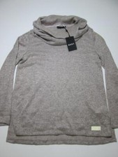 NWT DKNY Womens Size M Sweater Gray Long Sleeve Cowl Neck Pullover Casual