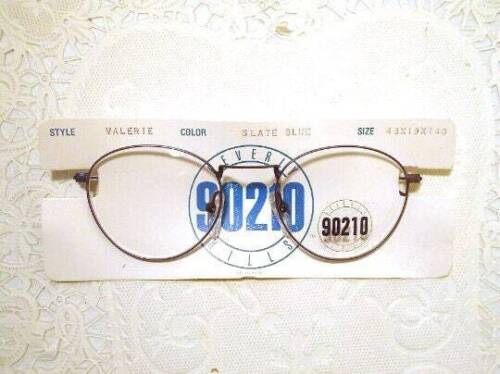 Beverly Hills 90210 Eyeglass Frames Valerie Slate Blue 48-19 140  Lot 717 - Afbeelding 1 van 3