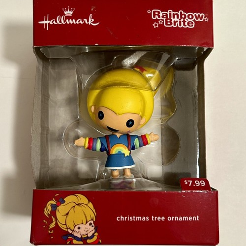 2016 HALLMARK REGENBOGEN BRITE WEIHNACHTSBAUM ORNAMENT PUPPENFIGUR NEU IN ROTER BOX