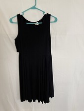 Anthropologie Womens Size Medium Dress Sleeveless Knee Length Black 4161