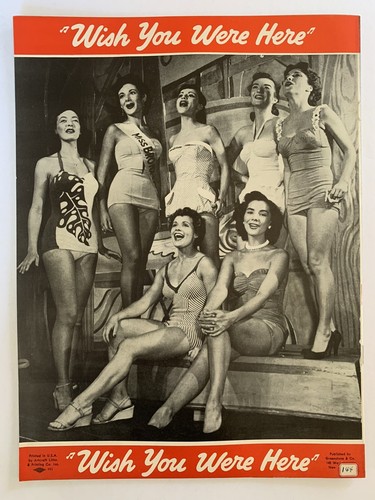 Jack Cassidy "WISH YOU WERE HERE” Kober, Logan, &Rome ‘52 Theatre Prog. Souvenir - Picture 2 of 3