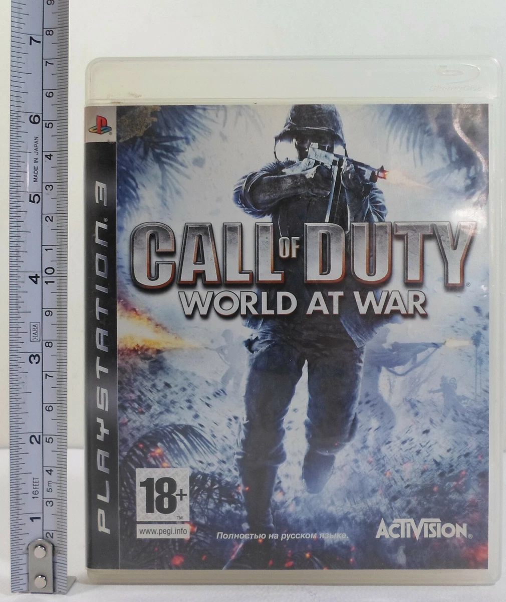 Call of Duty World At War PS3 WWII Shooter Game for Sony PlayStation 3 MW3