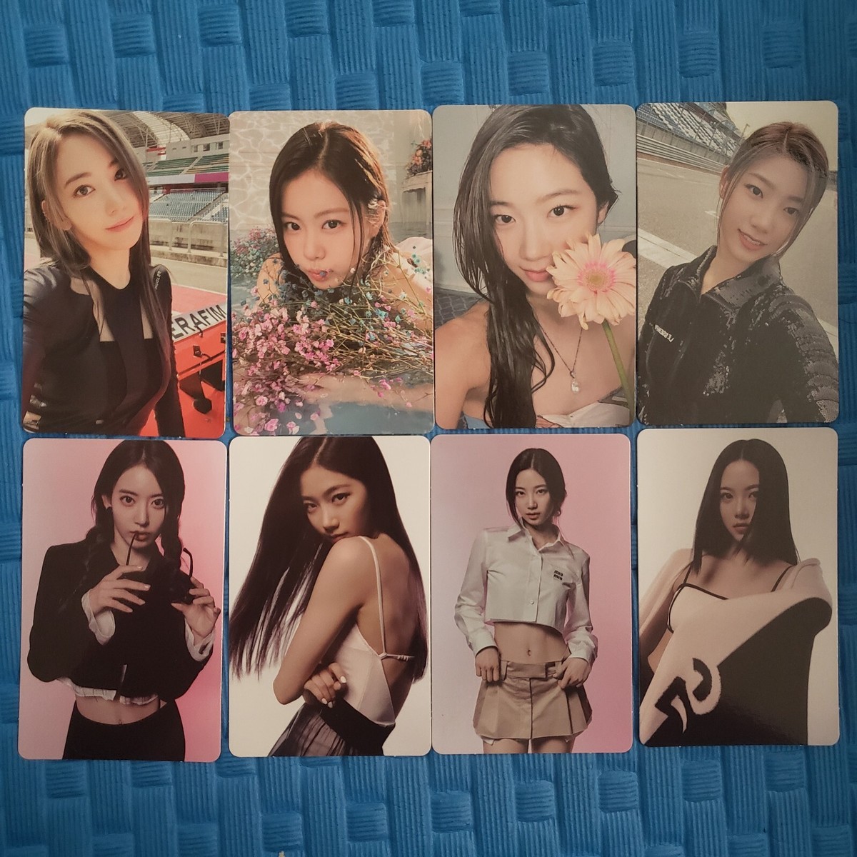 LE SSERAFIM FEARLESS OFFICIAL ALBUM BLUE CHYPRE/BLACK PETROL