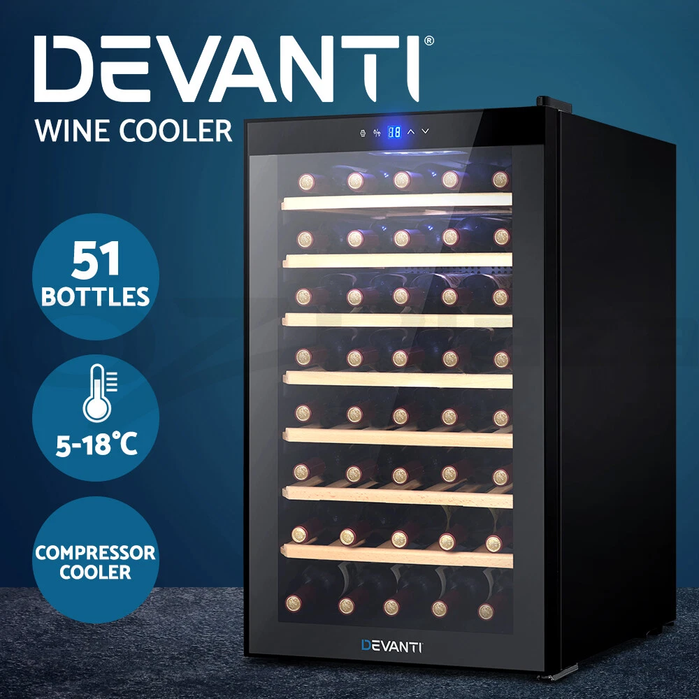 Devanti 18 sale bottle wine fridge