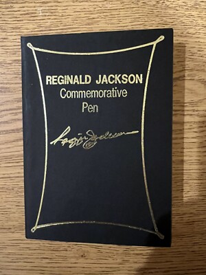 Vintage Reginald Reggie Jackson Commemorative Pen New NIB NOS ''Mr October''  