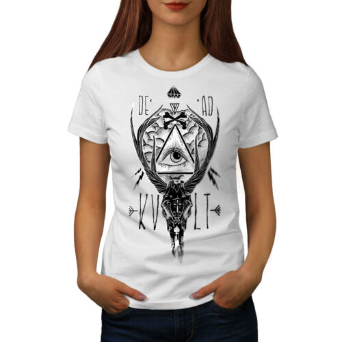 Wellcoda Dead Triangle Womens T-shirt, Triangle Casual Design Printed Tee - Picture 1 of 32