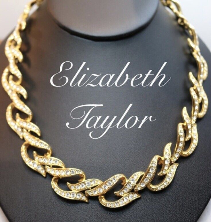 Elizabeth Taylor eternal flame necklace with earr… - image 1