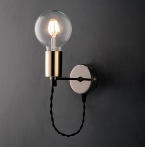 Applique Moderna Ferro Cromo Nero Con Rifiniture Oro Rosa Bloom 2 Luci Applique Moderna Ferro Cromo Nero Con Rifiniture Oro Rosa Bloom 2 Luci