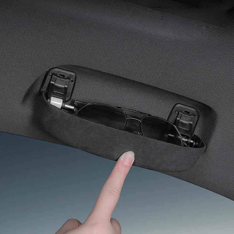 Para Cadillac XTS SRX SLS CT6 CT5 Coche Gafas Gafas Estuche Caja de Almacenamiento Soporte Foto 2 de 4