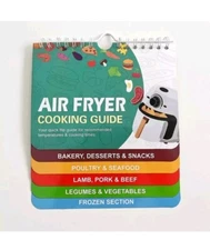 Air Fryer Cheat Single Magnetic Sticker Cooking Guide Booklet Cooking Time Chart