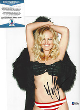 MALIN AKERMAN SIGNED 'THE WATCHMEN' 8x10 MOVIE PHOTO 3 ACTRESS BECKETT BAS COA