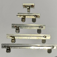 MEDAL MOUNTING BROOCH BARS, MEDAL RIBBON PIN ON BAR,CLUTCH AND PIN FIXINGS BARS.
